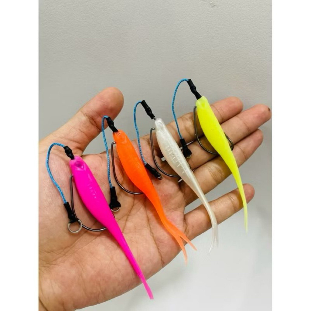 PROMO SILENCER 10CM PLUS HOOK KEVLAR  || UMPAN CASTING IKAN GABUS TOMAN