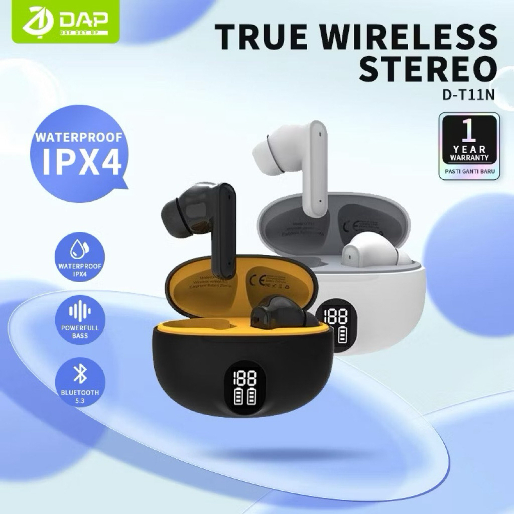 DAP D-T11N TWS ORI Earphone Earbuds Waterproof IPX4