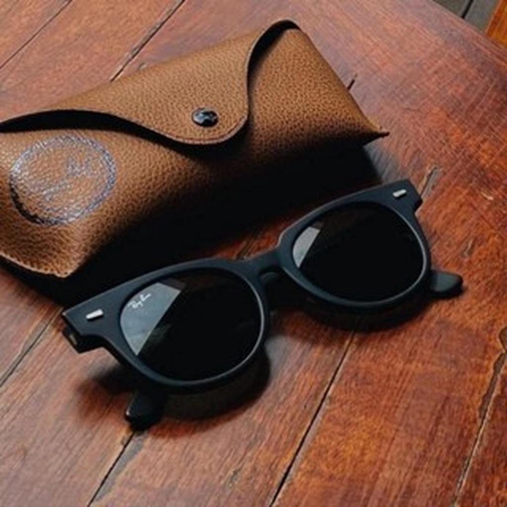 Kacamata Wayfarer Meteor Black Doff Secen Original