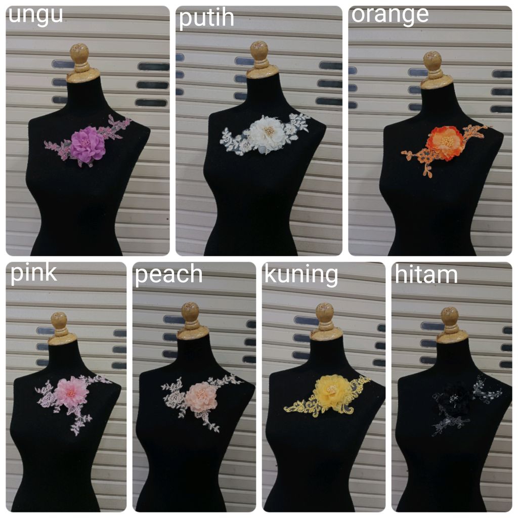 Korsase Hiasan Gaun,Bunga Hiasan Kebaya, Korsase Gaun, Korsase Rambut,Bunga Aksesoris Hiasan Gaun da