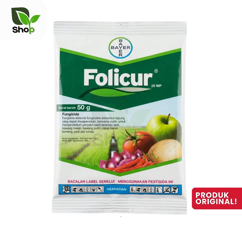 Fungisida Folicur 25 WP 50gram