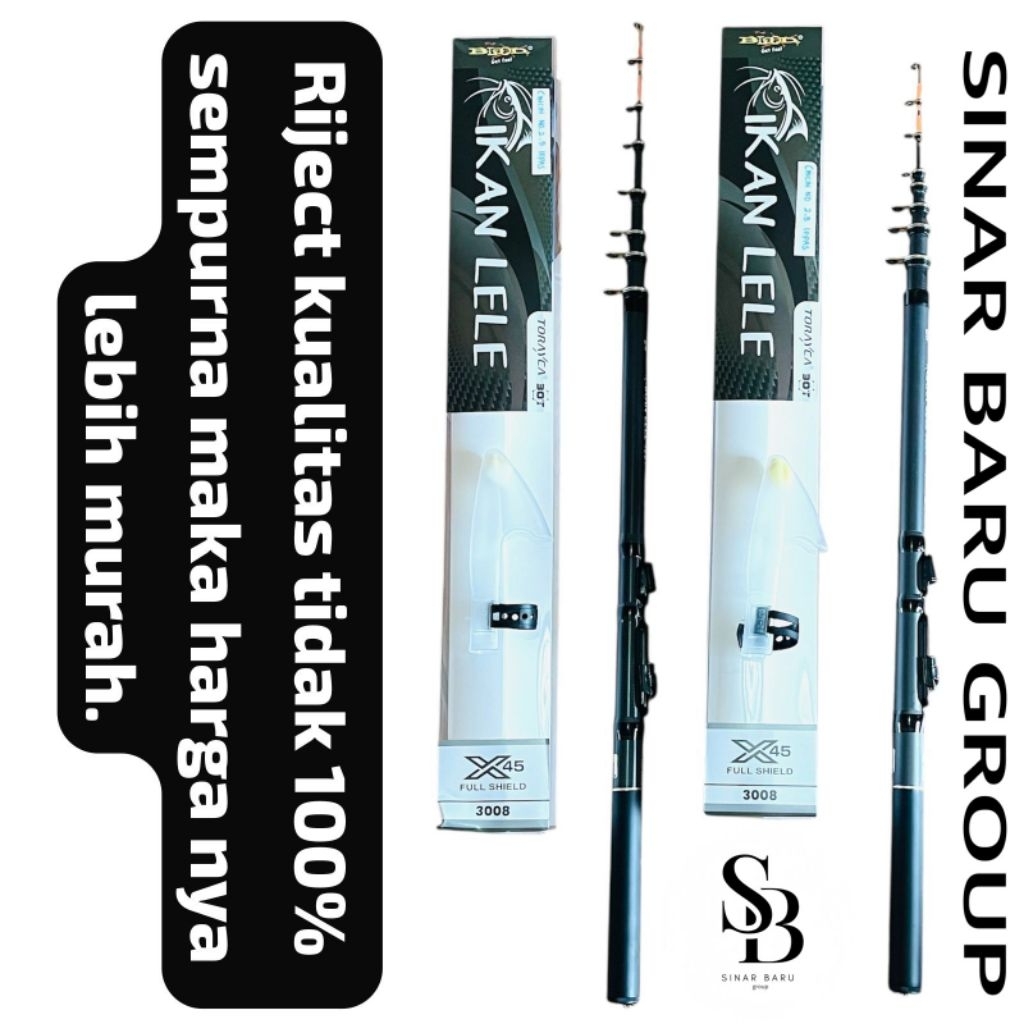 Joran blood ikan lele torayca 300 (RIJECT)