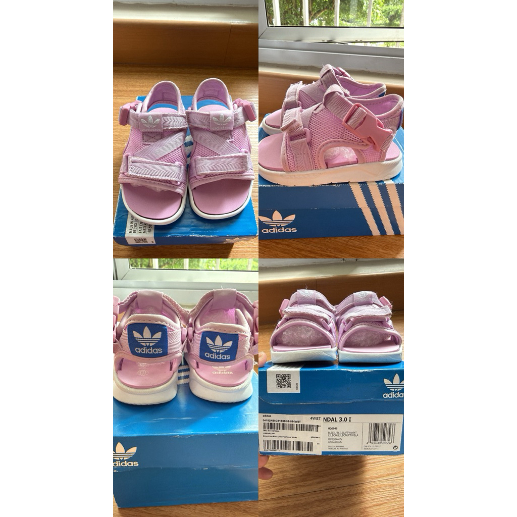 adidas sandal baby lilac