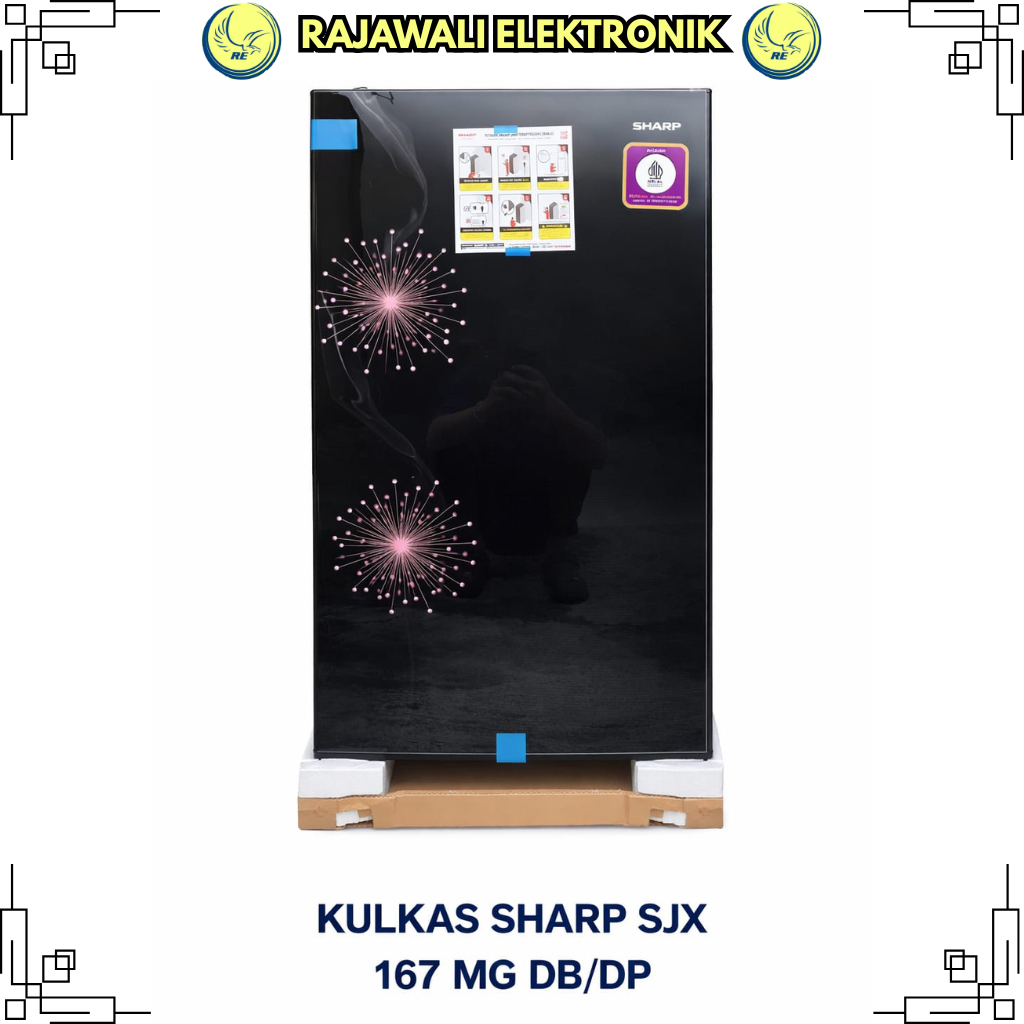 KULKAS SHARP SJ-X167MG-DP/DB 1 PINTU