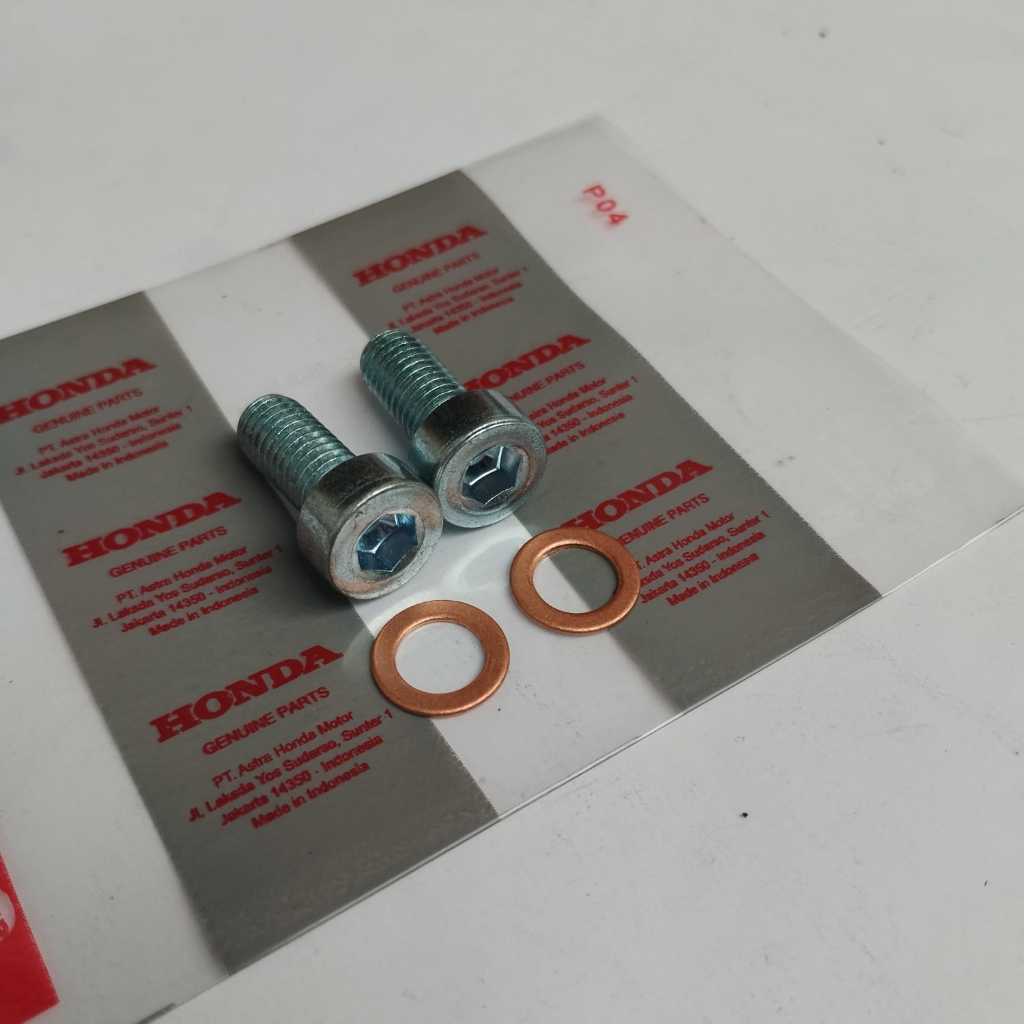 HONDA Baut Suling Shock Depan Matic Bebek 1 Set 2 Pcs
