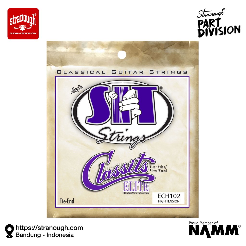 SIT ECH102 Classits Elite Silver Wound Tie End Classic Strings