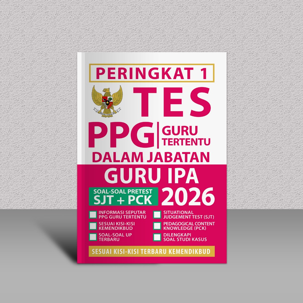 Buku PPG Guru Tertentu Guru IPA 2026 - Buku PPG Daljab Guru IPA 2026