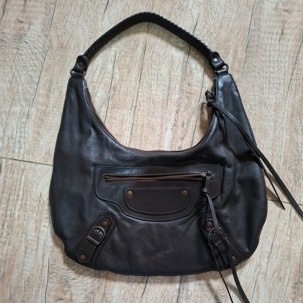 Hobo leather bag