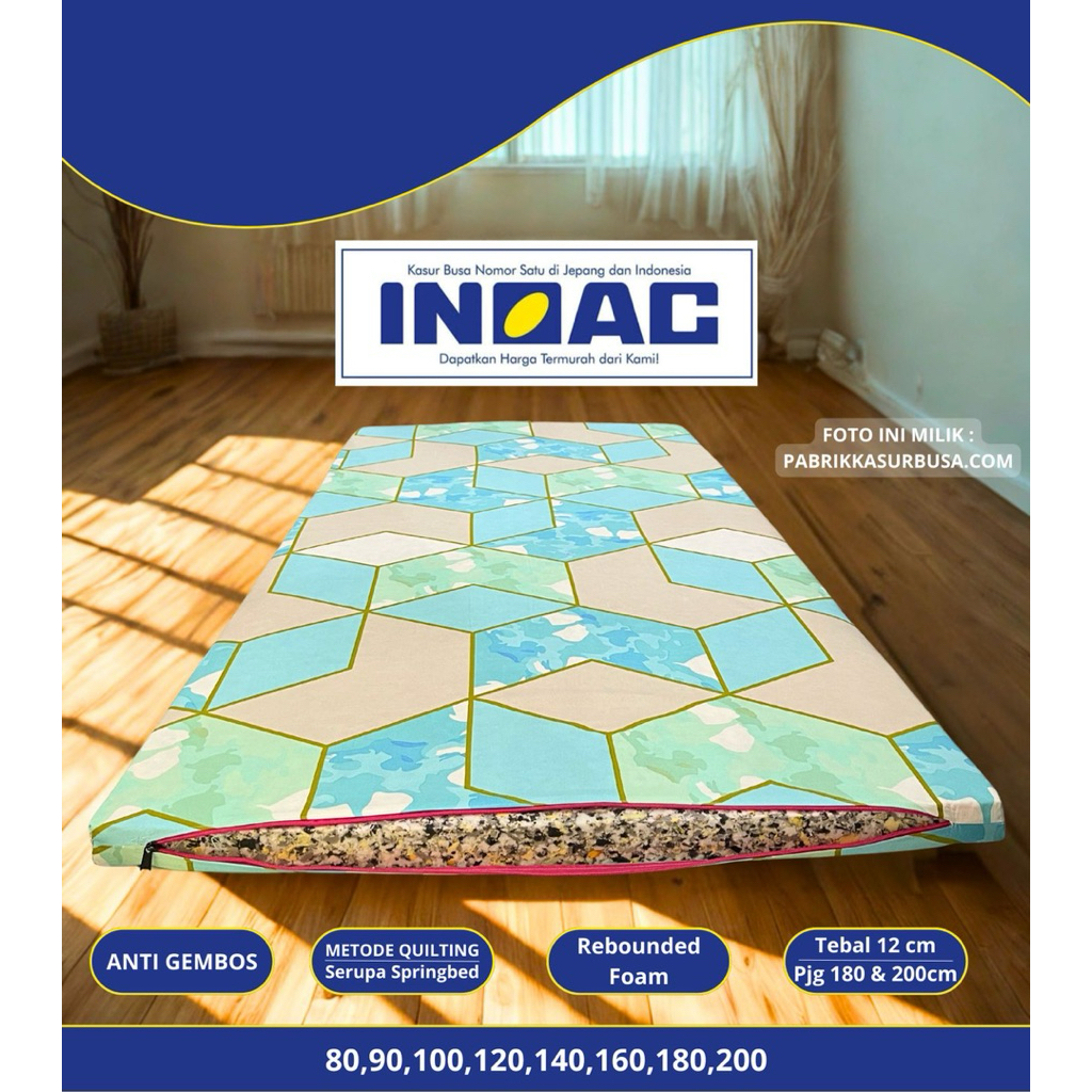 Kasur lipat 180x200x5 INOAC kasur busa kasur busa rebonded ANTI GEMBOS kasur spon