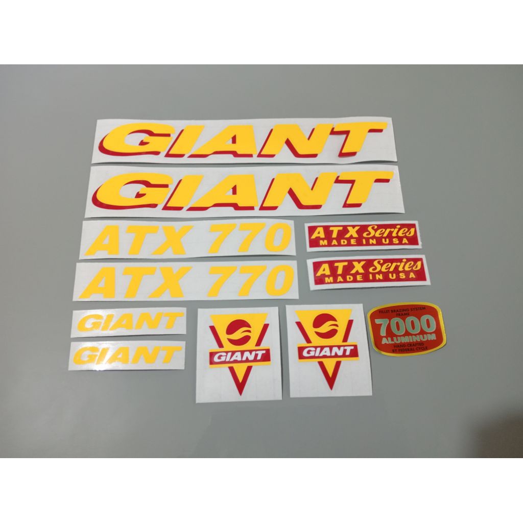stiker sepeda Giant atx 770