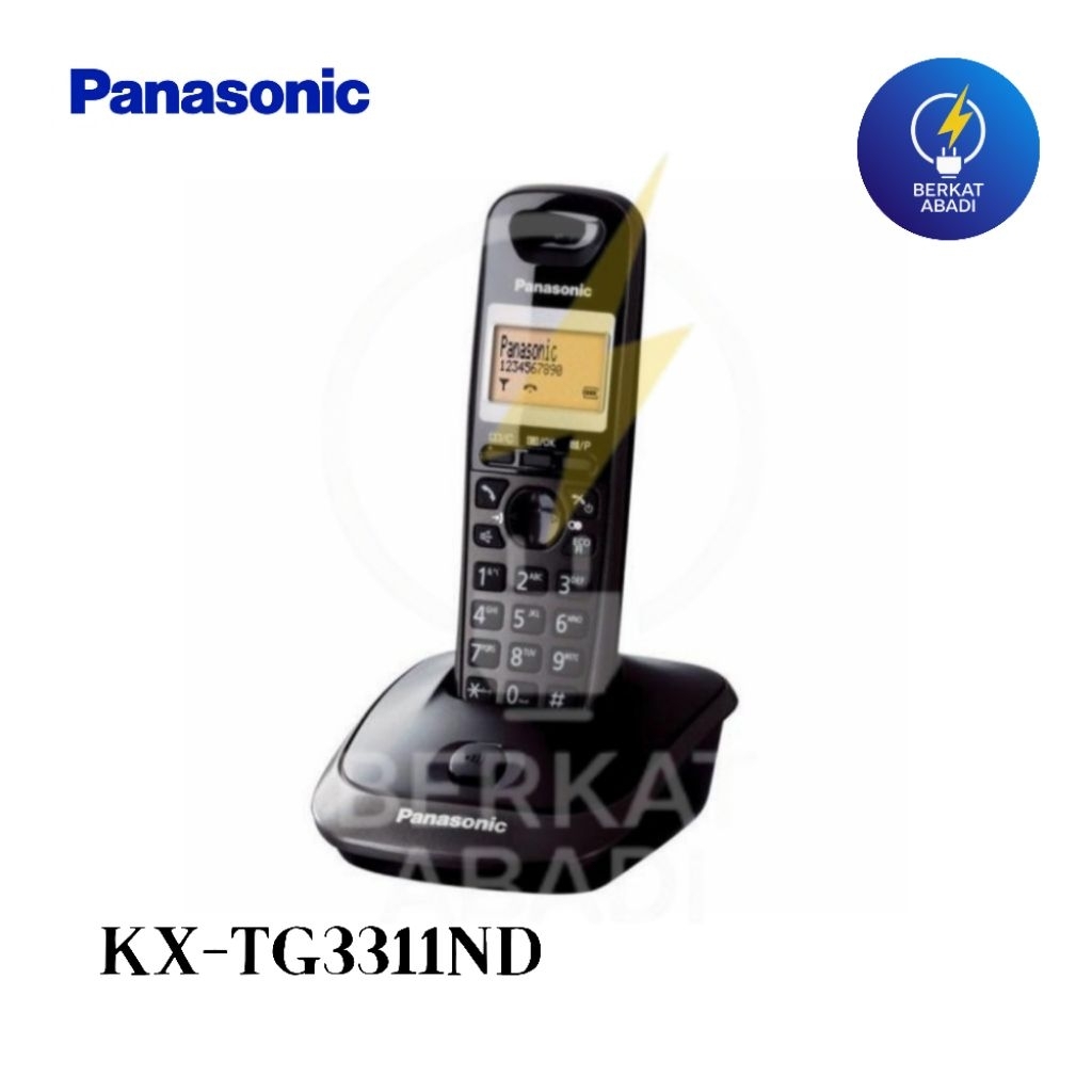 Panasonic Pesawat Telepon KX-TG3311ND / KX-TG3351ND (Hitam)