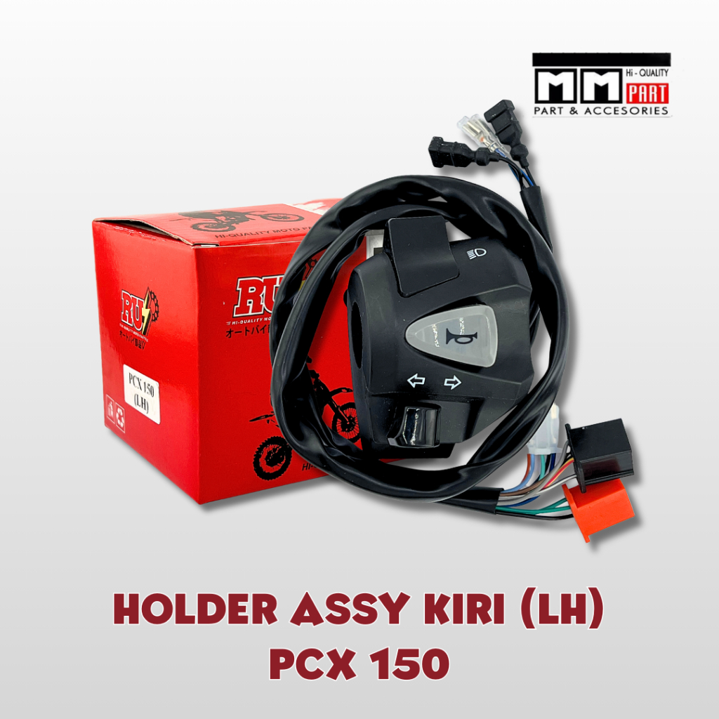 HOLDER ASSY KIRI (LH) PCX 150 - SAKLAR HOLDER HANDLE SWITCH KIRI LH PCX 150