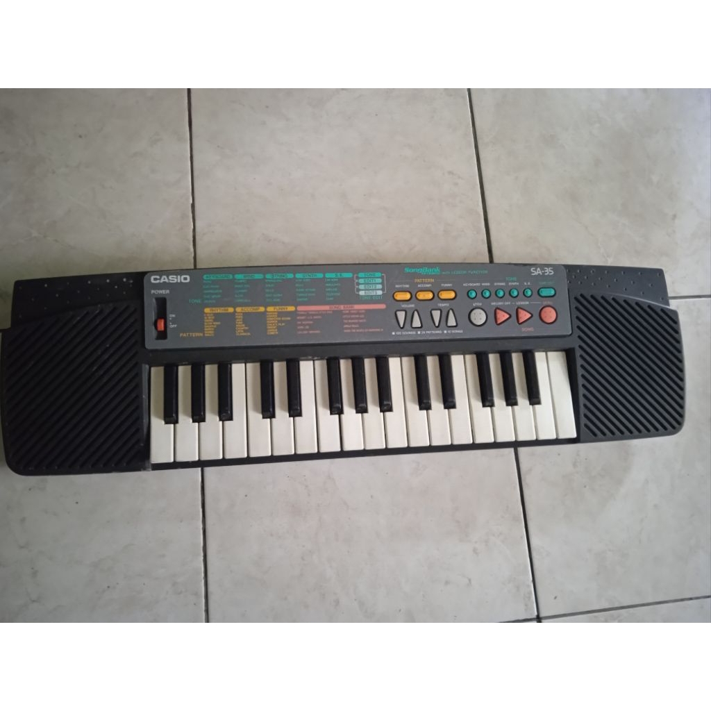piano casio sa 35 original bekas