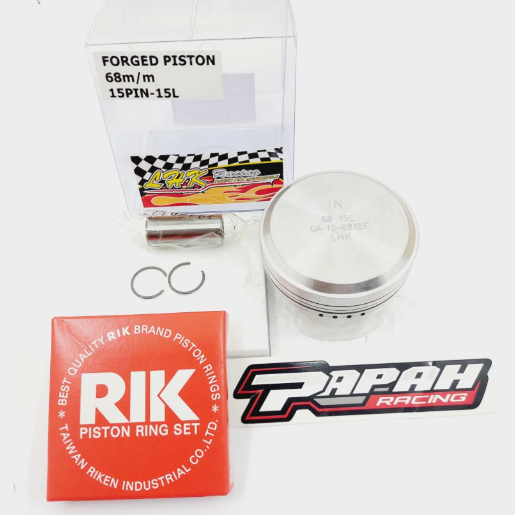 PISTON LHK DIAMETER 68 PEN PIN 15 FORGED LHK