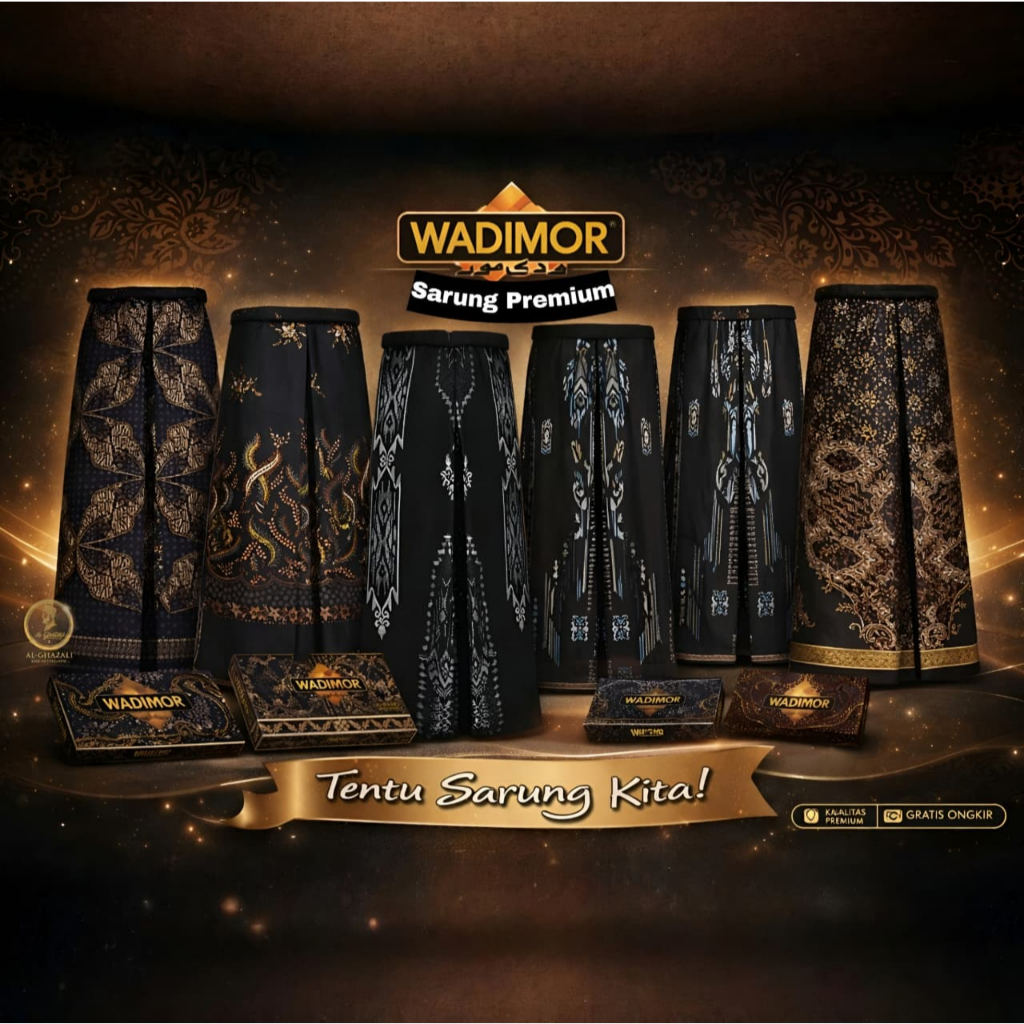 Sarung Wadimor Batik Motif Premium - Sarung Pria/Wanita Dewasa