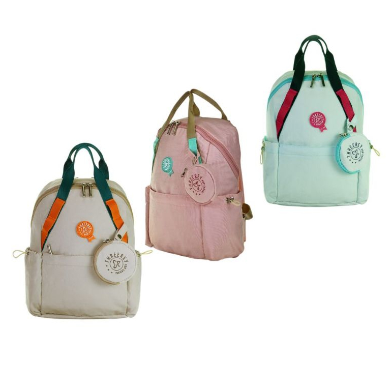 Threerey - Tas mini Backpack Sekolah Kuliah  -Tas Ransel wanita Water Repellent AVELINE TA90134