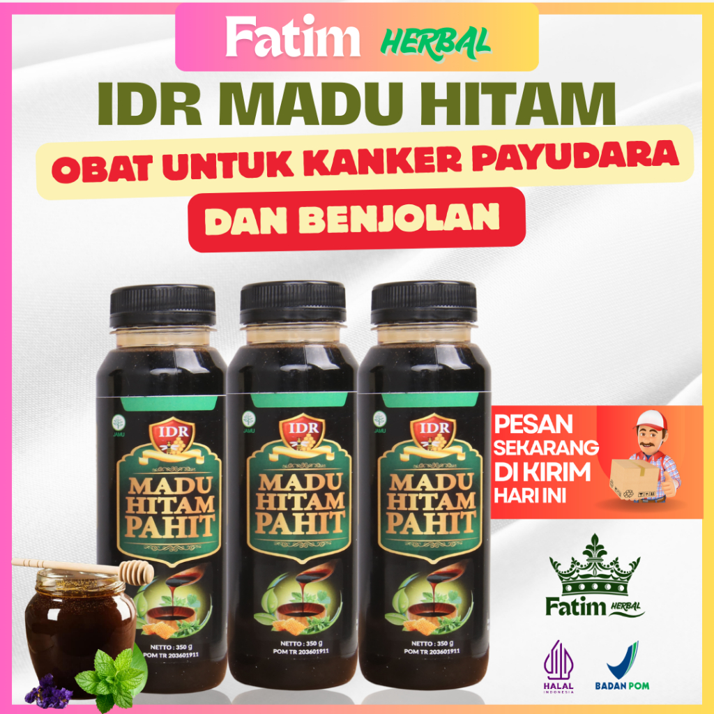 Idr Madu Hitam Pahit Bahan Herbal Alami Obat Untuk Kanker Payudara Dan Benjolan