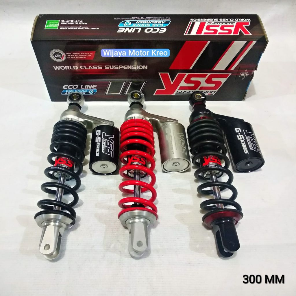 Shock YSS G Plus 300 mm Mio J / Vario 110 / Fino / Mio M3 / Lexi / Mio S / Beat Karbu