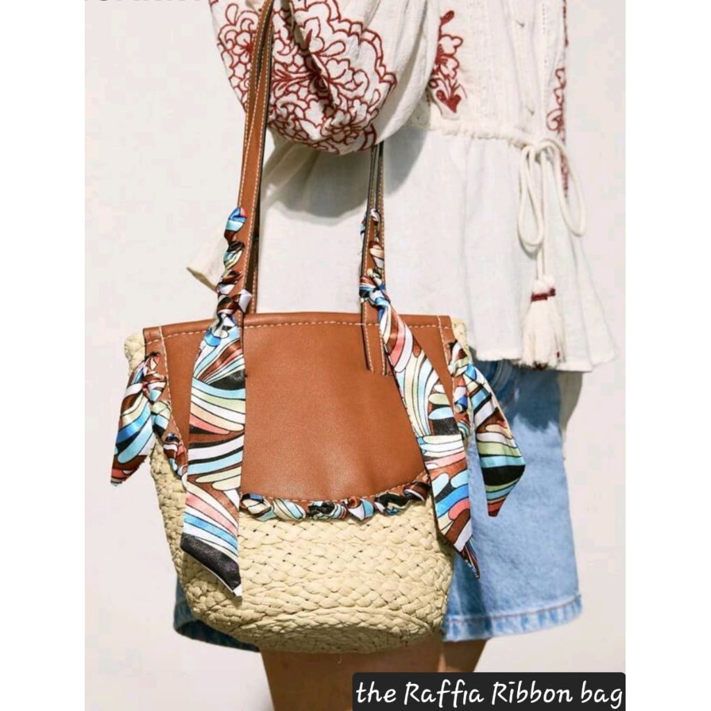 the Raffia Ribbon bag