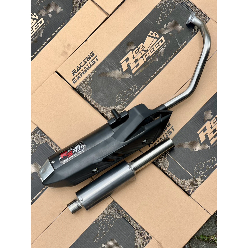 KONDOMAN Knalpot Rez Speed SRV3 Fullsystem Beat OLD New Vario 160 Aerox Scoopy Beat street 125 150 M