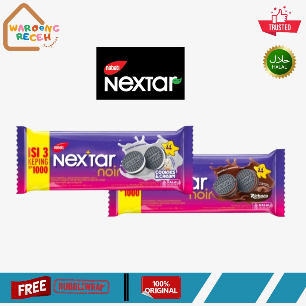 Nabati Nextar Noir Richoco Cookies n Cream 18 Gr - Satuan