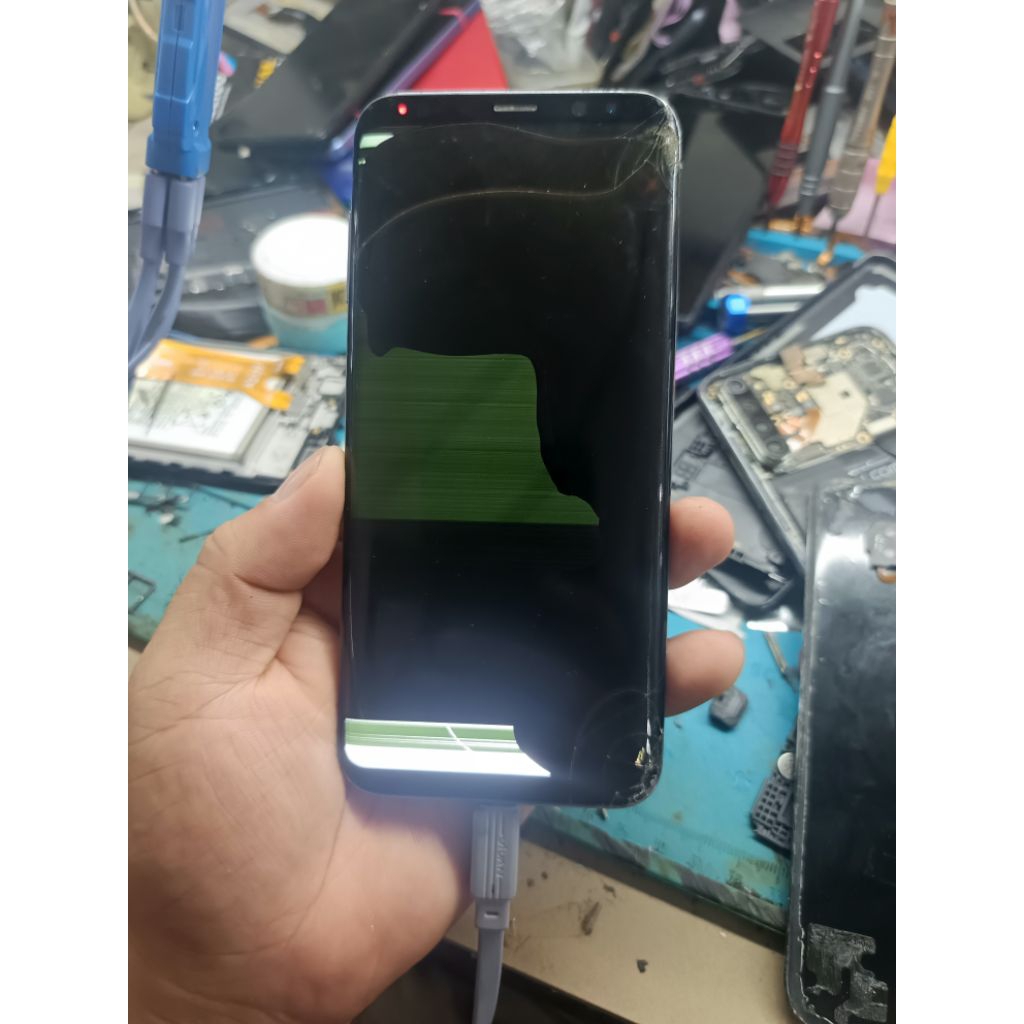 mesin hp samsung s8 plus minus lcd.. perangkat yg lain bonus
