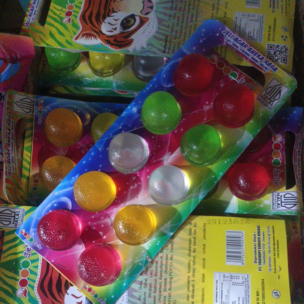 Jelly 2000 agar puding jelly jajanan anak