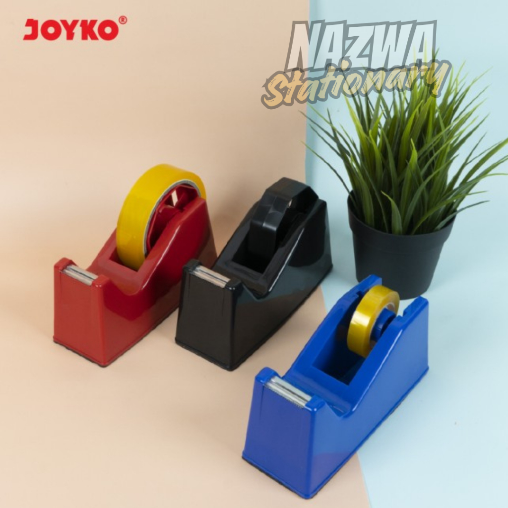 Tape Dispenser Duduk Tempat Isolasi Anti Slip Lakban 1inchi 0.5 inch ½"