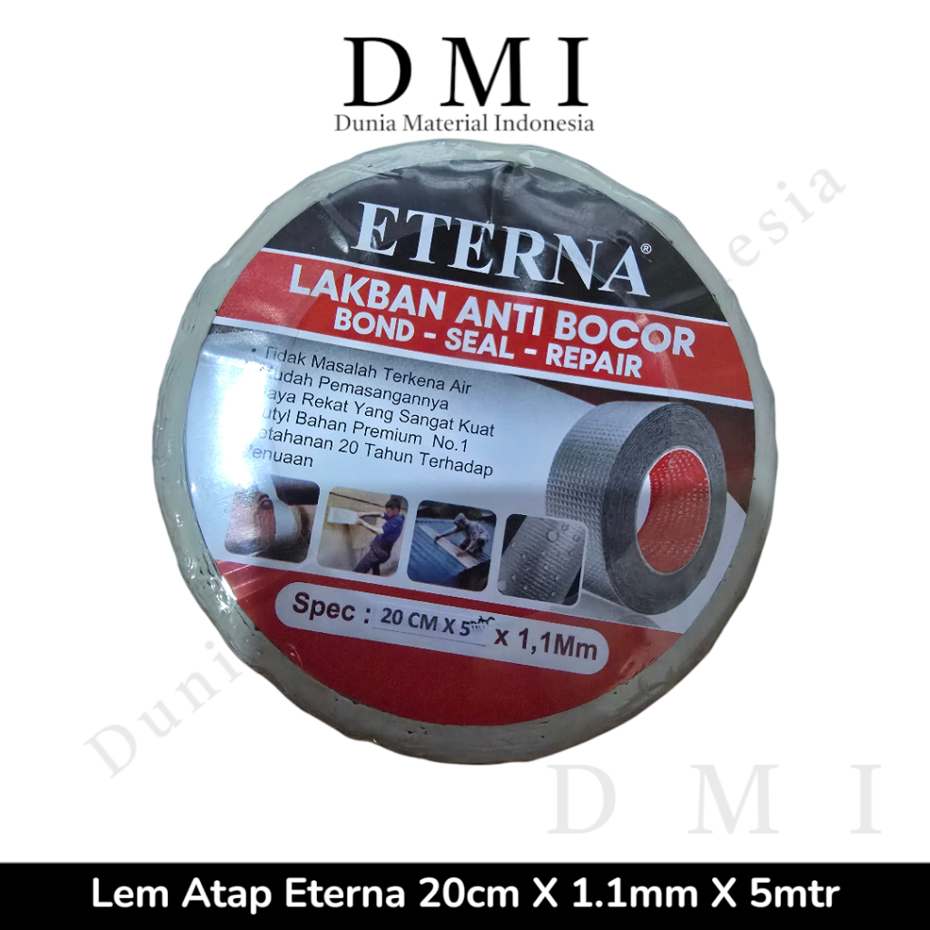 Lem Atap Eterna | Lem Seng | Lem Talang | Penambal Genteng Anti Bocor | Lakban Anti Bocor (1PC)