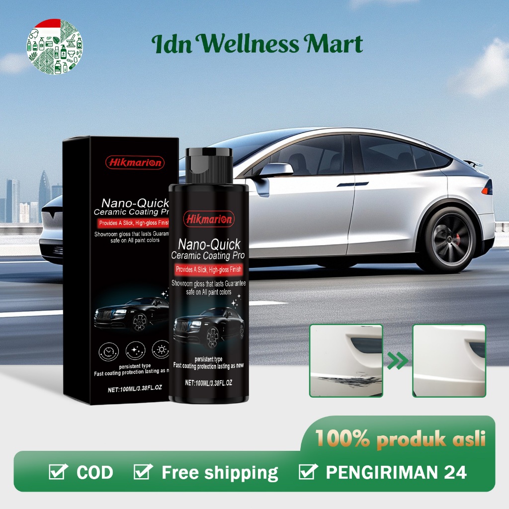 Hikmarion Premium Nano Coating Nano Ceramic Glasklare 100ML Original Nano Ceramic Coating Mobil Auto
