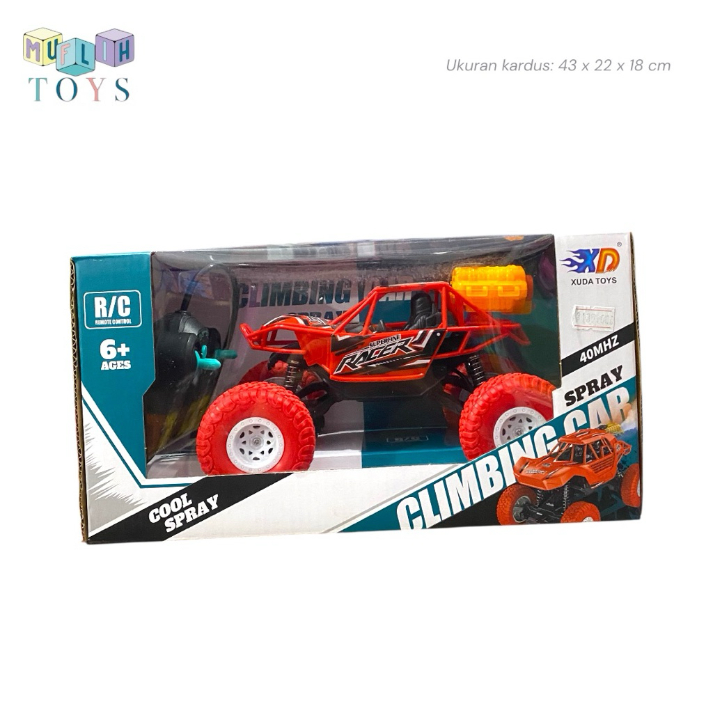 Mainan Mobil Remote Control RC Spray Alloy Car Mainan Mobilan RC Climbing Car / Remote Control (Spra
