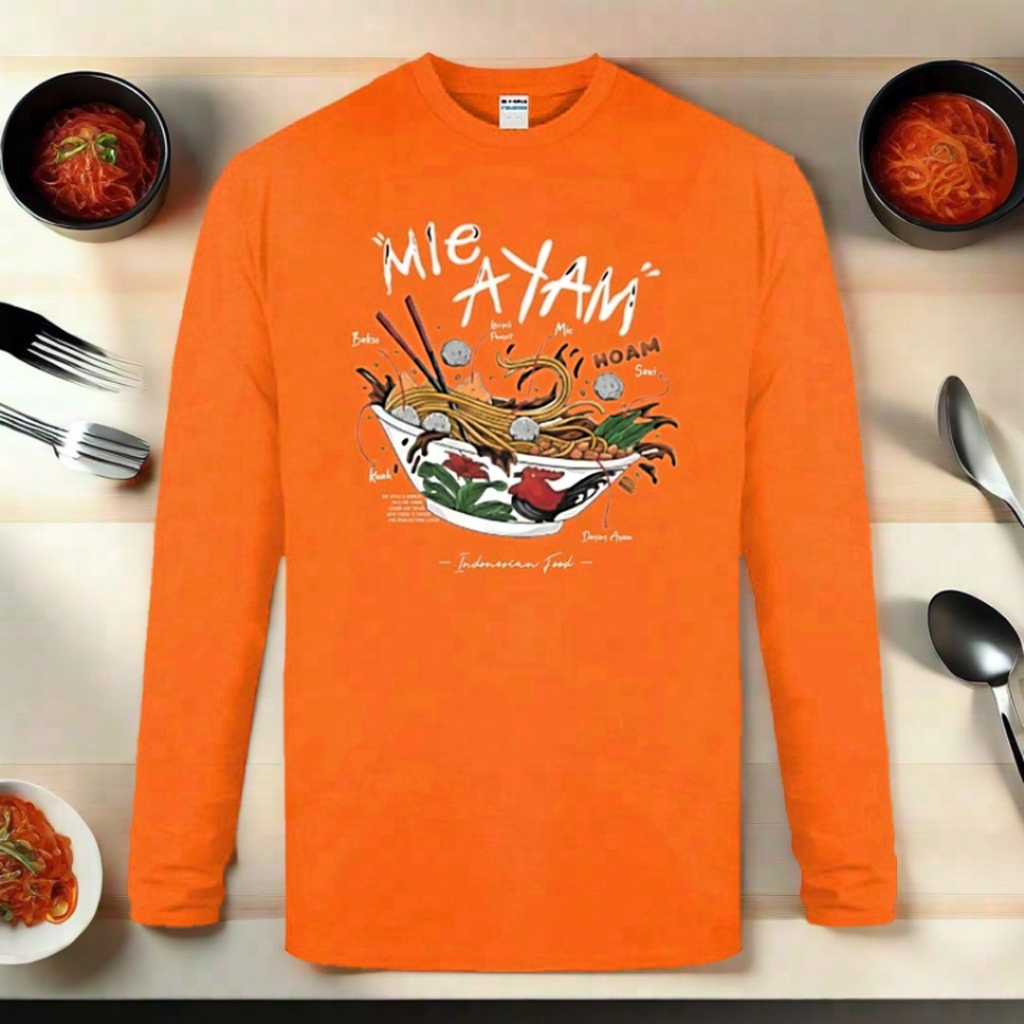 KAOS TSHIRT LENGAN PANJANG - JAJANAN NUSANTARA