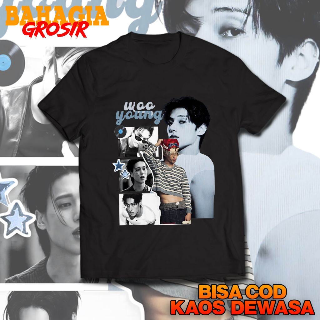 Tshirt Korean Style Unisex Premium DTF WOOYOUNG