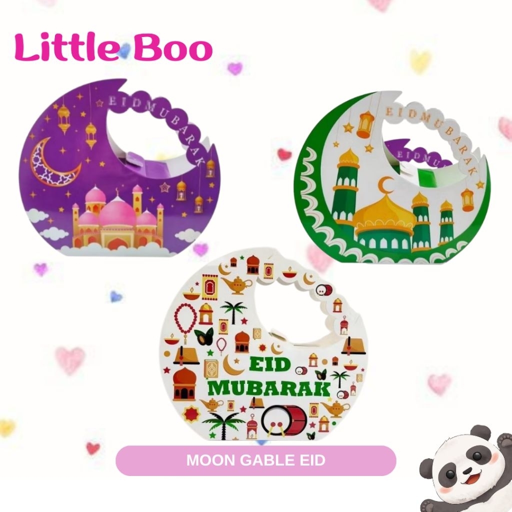 BOX KUE / KOTAK IDUL FITRI / GABLE BOX IDUL FITRI / KOTAK LEBARAN