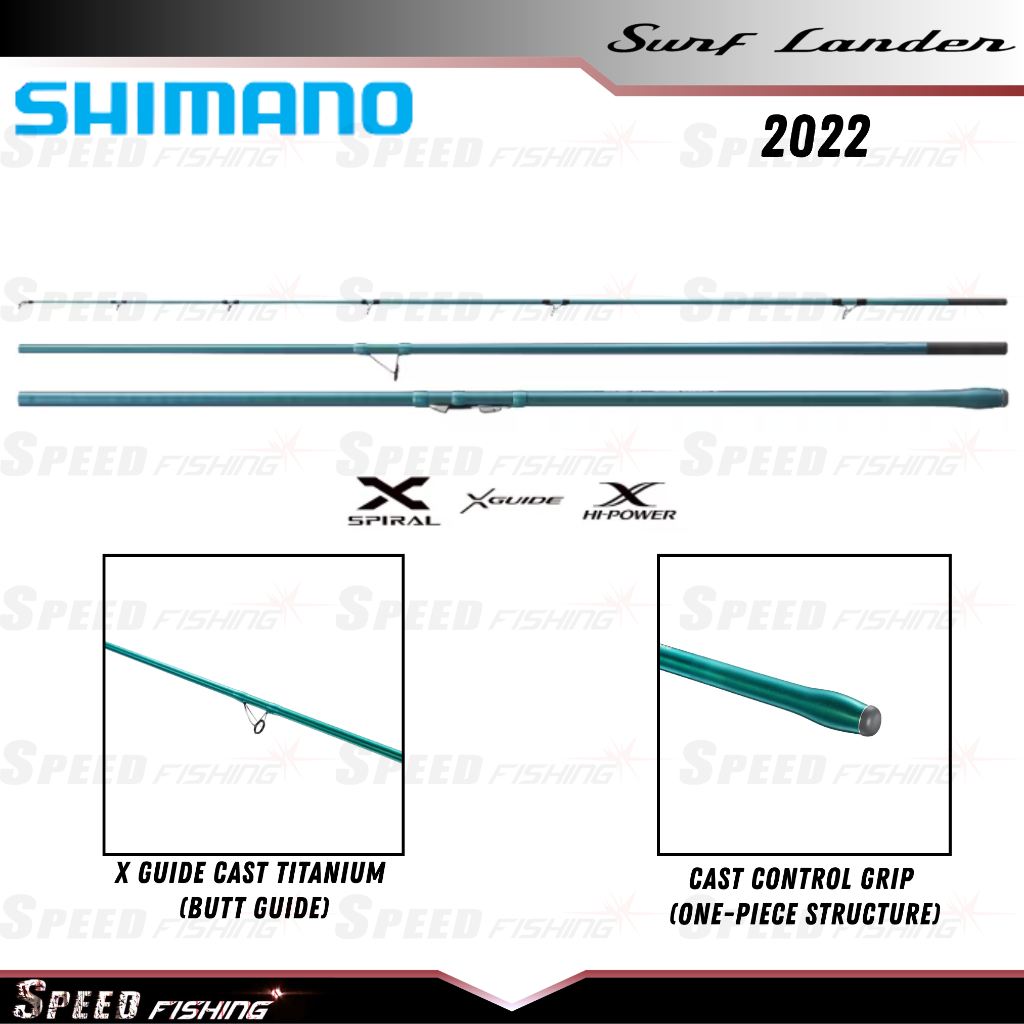 Joran Shimano Surf Lander 2022 425 BX CX BX-T CX-T Joran Pancing Surf Pasiran