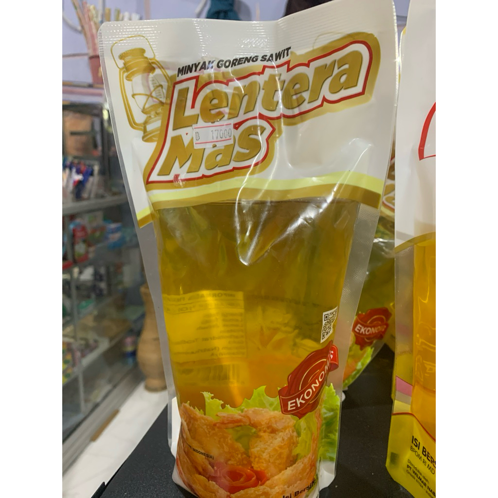 minyak goreng 1liter 800ml lentera mas