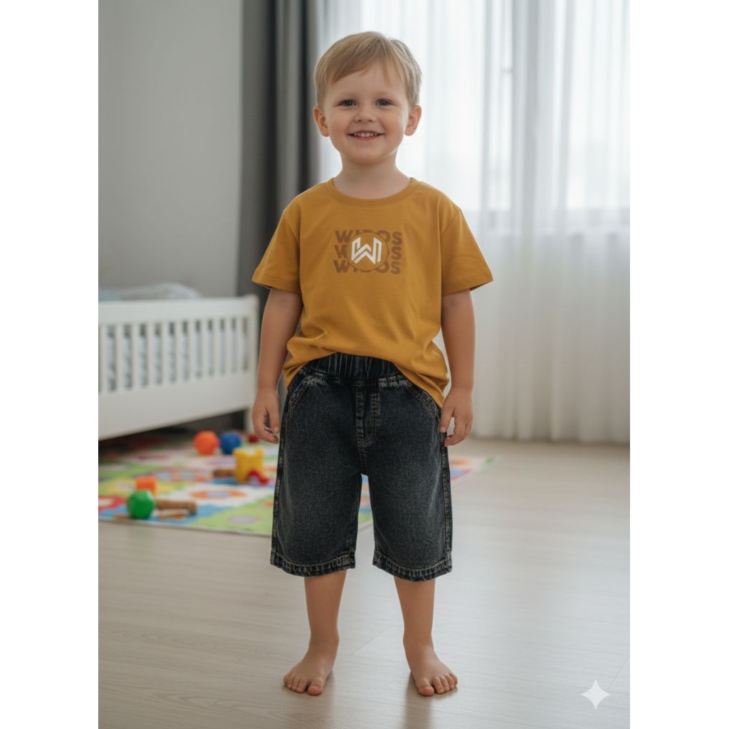 setelan jeans wibos lokal premium