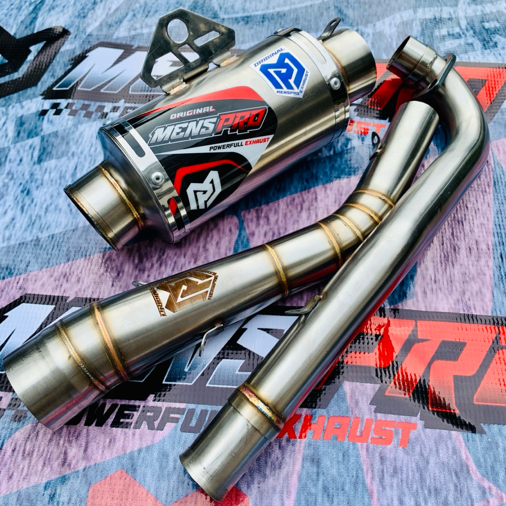 Knalpot Racing 110CC-200CC Menspro knalpot ori GTX ,Roadrace,Harian, Z1, jupiter, vega, Revo, Supra 
