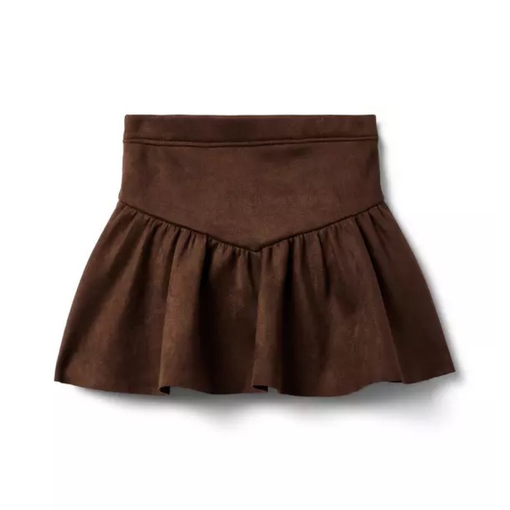 The Sueded Ruffle Skirt by Janie and Jack 5-7 tahun