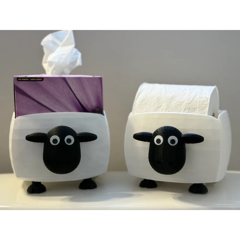 Tempat Tisu Domba Lucu - Sheep Tissue & Toilet Paper Holder Unik