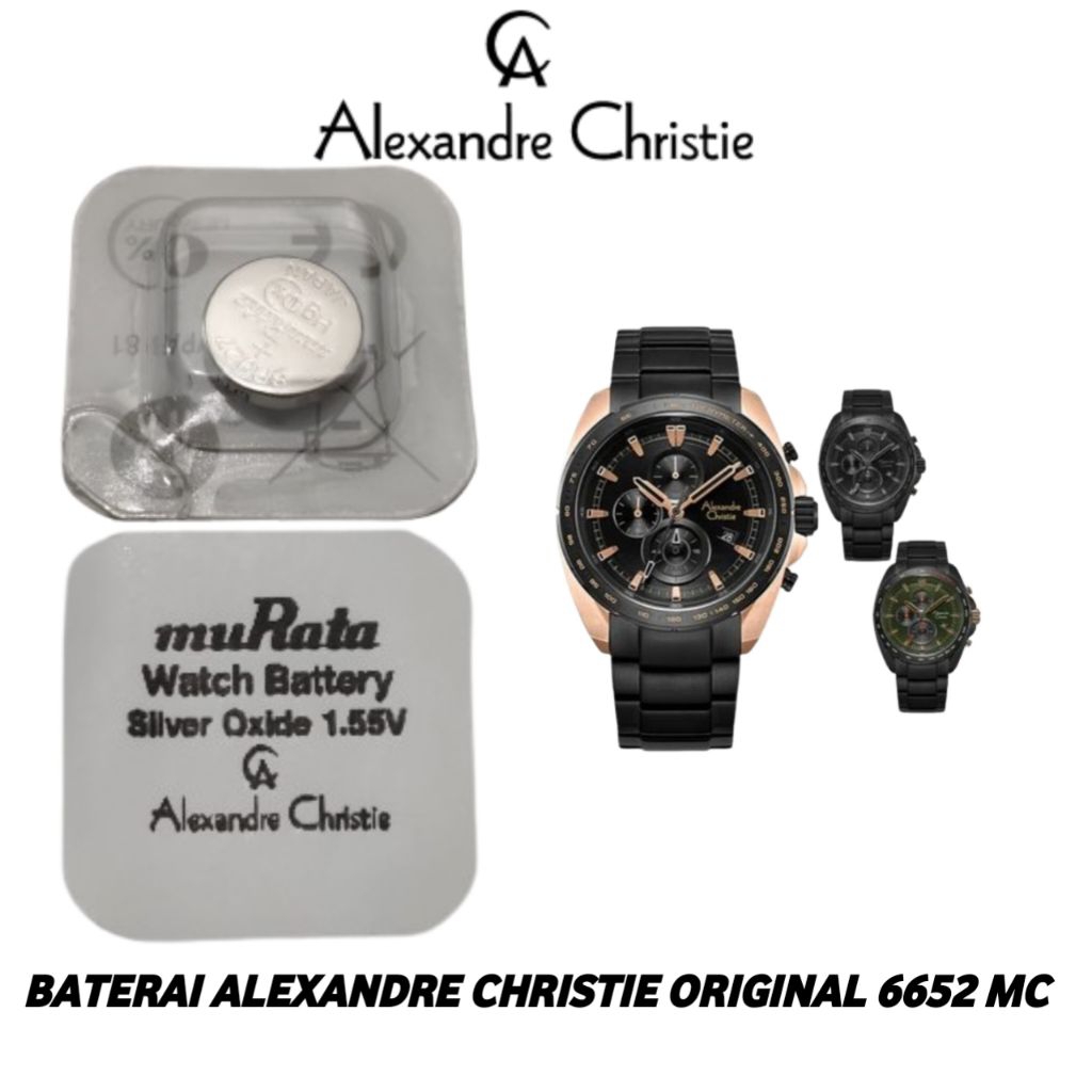 Baterai Alexandre Christie original 6652 MC