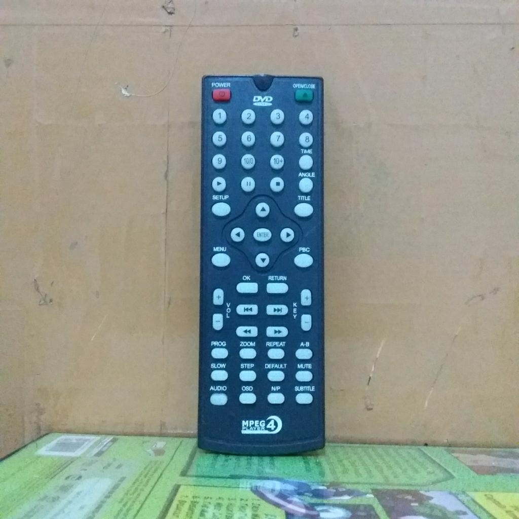REMOTE DVD PLAYER MPEG4 ORIGINAL