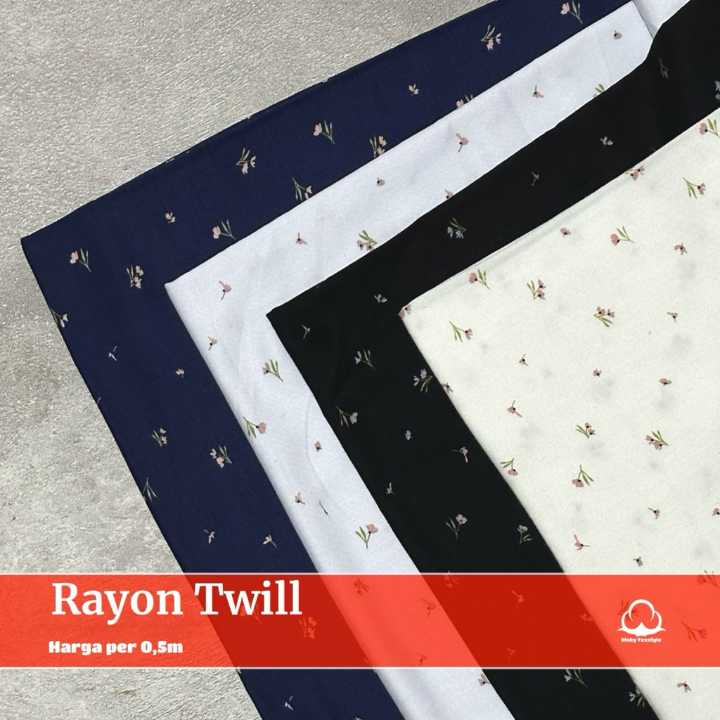 Kain Rayon Twill Motif OTW 01