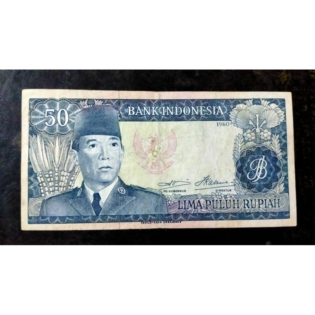 Langka uang 50 Sukarno 1960