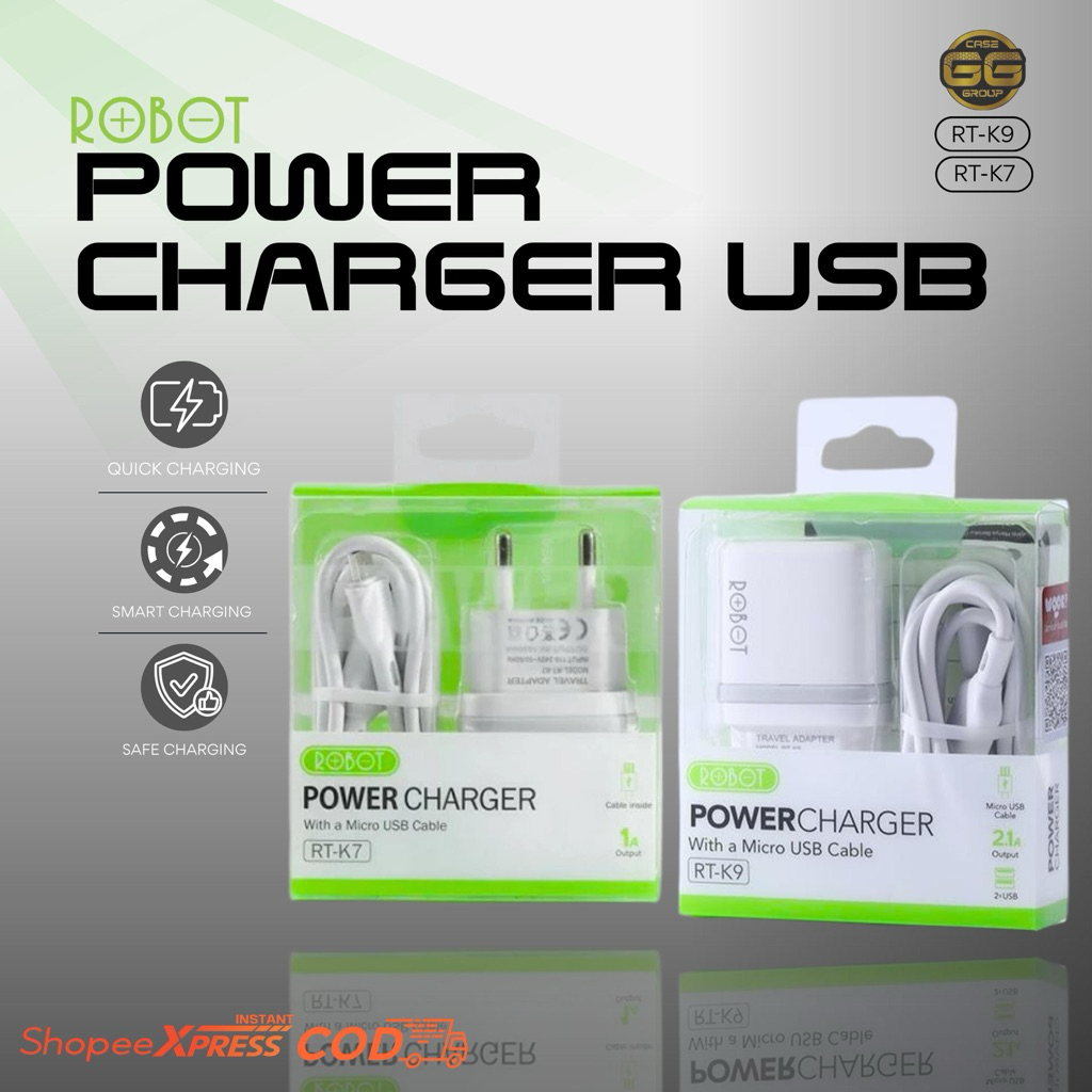 CHARGER ROBOT RT-K7// RT-K9 USB MIKRO