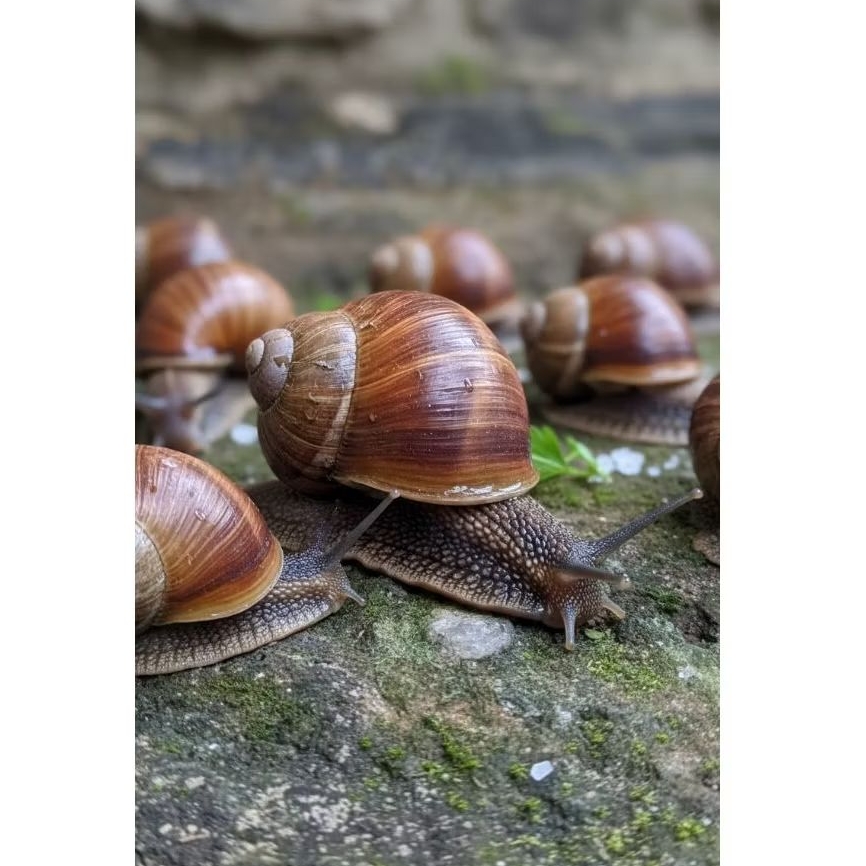 Bekicot hidup rp 1000/ekor