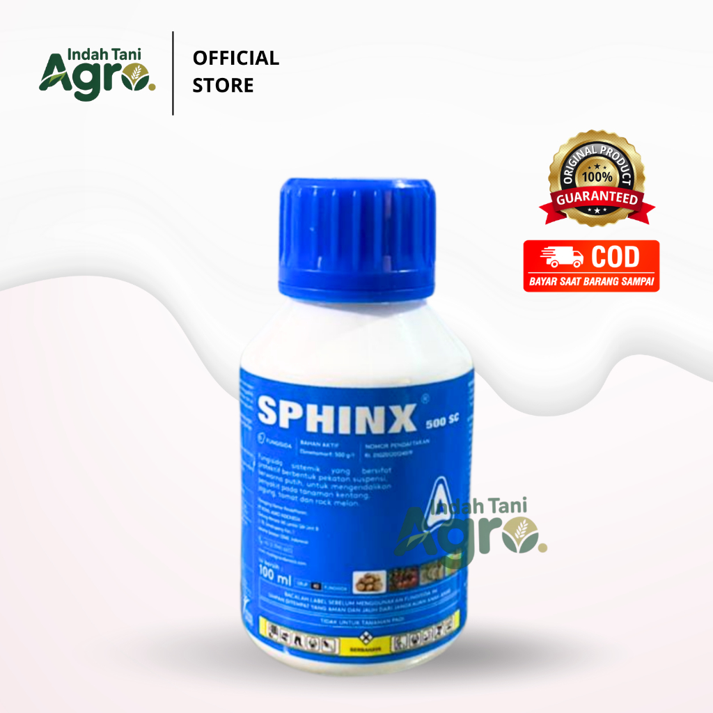 SPHINX 500SC Fungisida Pengendali Hama Dimetomorf 500g/l 100ml Putih Jagung Kentang
