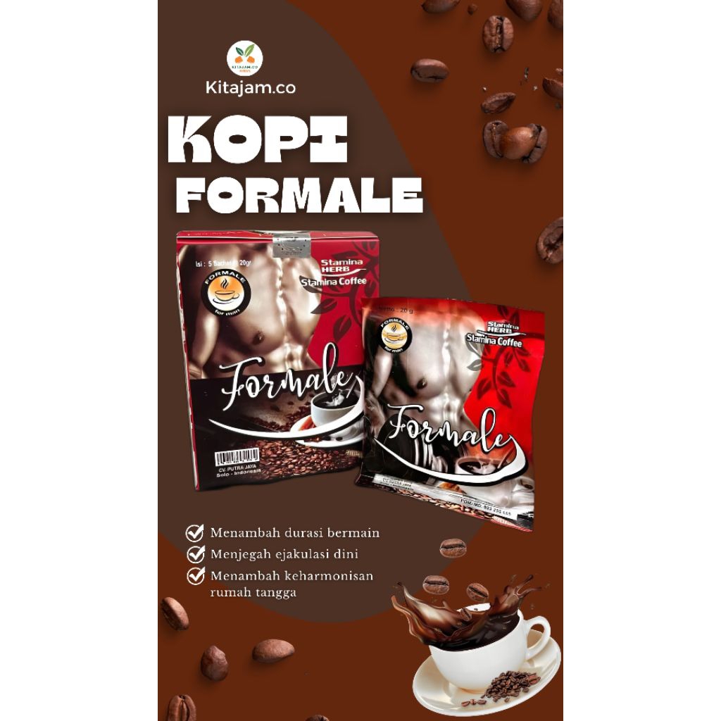 KOPI FORMALE ku*t dan t*han lama isi 10 sachet 100% original