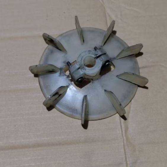 kipas dinamo penggerak kompresor merk taiwan jiayu 1/2 pk seken original