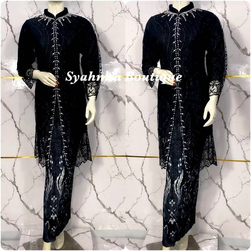 Kebaya Tunik Shanghai Payet / Tunik Brokat / Kebaya Modern / Kebaya Tile / Kebaya Favorite / Batik C